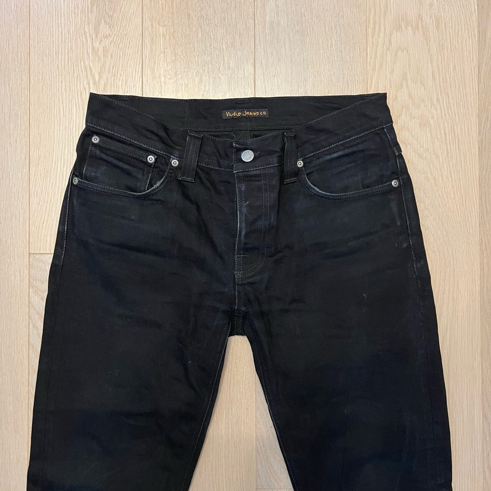 Nudie Jeans Grim Tim Black - 33x34